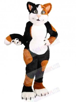 Beautiful Brown and Black Cat Mascot Costume Animal