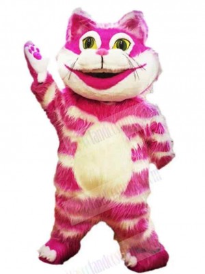 Funny Pink Cheshire Cat Mascot Costume Animal