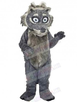 Funny Wolf Mascot Costume Animal Adult with Gray Belly