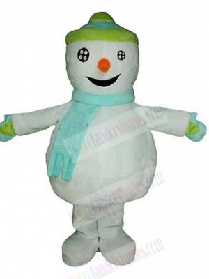 Snowman mascot costume