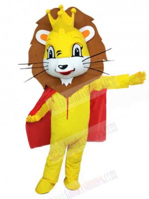 Happy King Lion Mascot Costume Animal