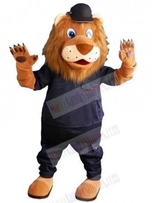 Sheriff Lion Mascot Costume Animal