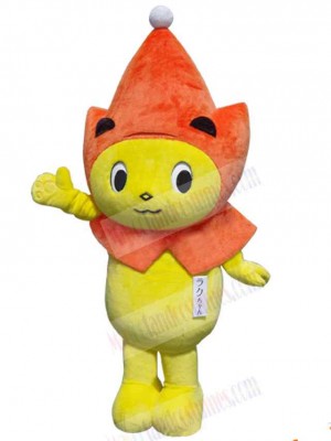 Adorable Yellow Lion Mascot Costume Animal