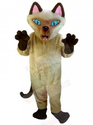 Well-made Siamese Cat Mascot Costume Animal