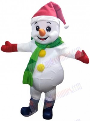 Snowman mascot costume