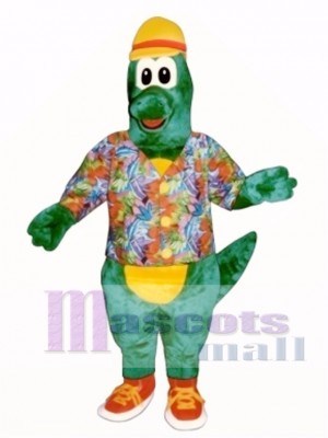 Al Gator with Hat, Shirt & Tennis Shoes Mascot Costume Animal