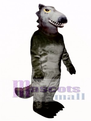 Black Dino Mascot Costume Animal  