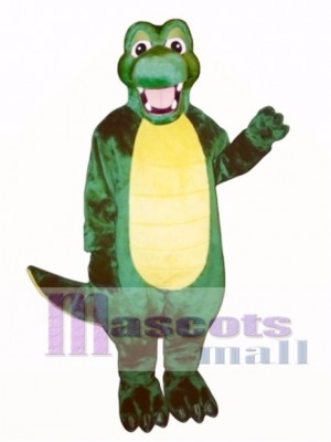 Happy Alligator Mascot Costume Animal