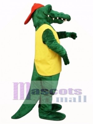 Tuff Gator with Shirt & Hat Mascot Costume