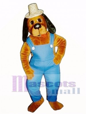 Cute Hoe-Down Hound Dog Mascot Costume Animal