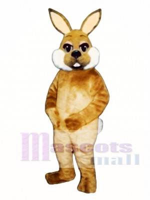 Cute Easter Brown Bunny Rabbit Mascot Costume