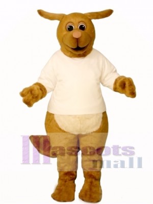 Rhudy Roo Dog with Shirt Mascot Costume Animal