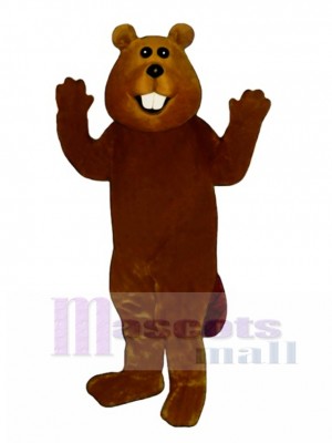 Charlie Beaver Mascot Costume Animal 