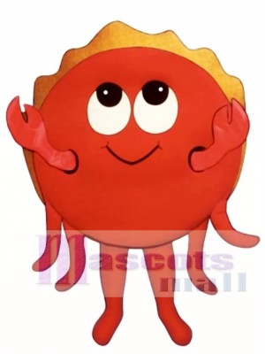 Cute Happy Crab Mascot Costume