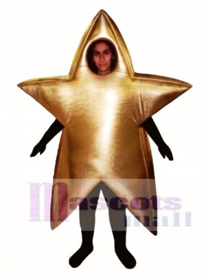 Gold Star Mascot Costume