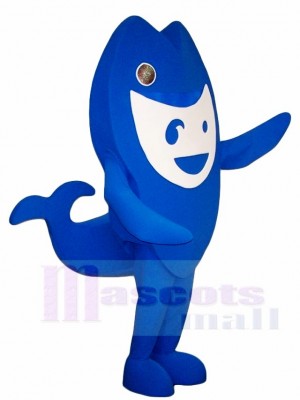 Blue Pipefish Mascot Costumes Sea Ocean