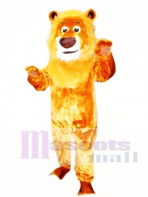 Realistic Animal Male Fierce Lion Mascot Costume