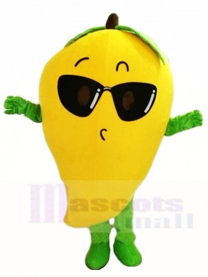 Mango with Sunglasses Mascot Costumes Fruit 