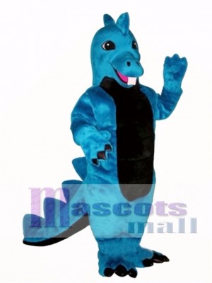 Blue Dino Mascot Costume