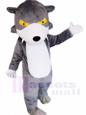 Gray Wolf Mascot Costumes Animal 