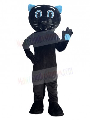 Sir Purr of the Carolina Panthers Mascot Costume Black Panther