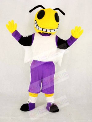 Yellow Hornets with White Vest Mascot Costume