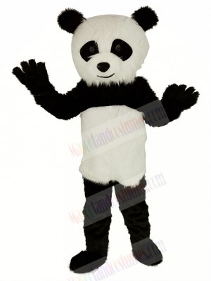 Long-haired Panda Mascot Costume Animal