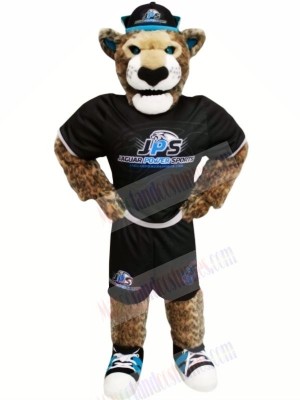 Power Sport Jaguar Mascot Costume Cartoon