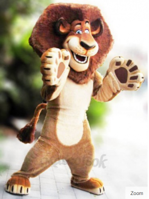 Lion mascot costume