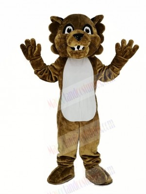 Brown Cougar Paws Mascot Costume Animal