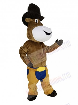 Cute Cowboy Ox Cattle Mascot Costume Animal