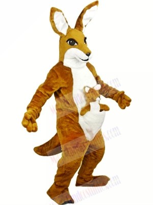 Brown Kangaroo Adult Mascot Costumes Animal