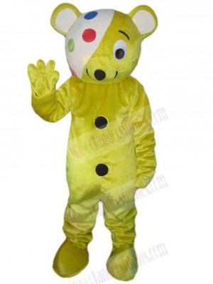 Yellow Bear Mascot Costume Animal
