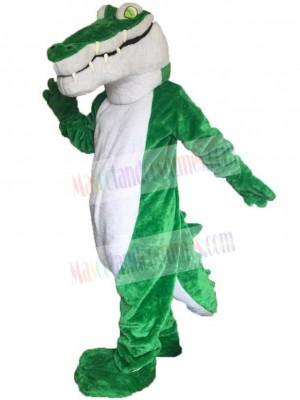 Green Crocodile Adult Mascot Costume Animal