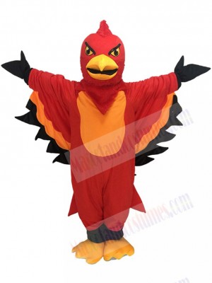 New Red and Orange Thunderbird Mascot Costume