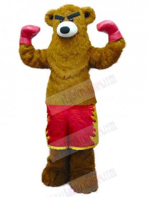 Boxing Bear Mascot Costume For Adults Mascot Heads