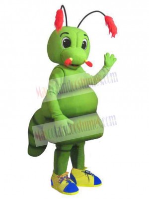 Worm mascot costume