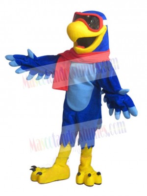 Comical Hawk Mascot Costume Animal