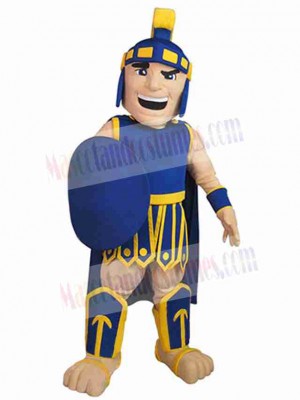 Laughing Spartan Mascot Costume People