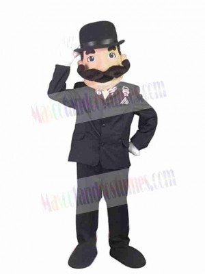 Barber Shop Man Mascot Costume People