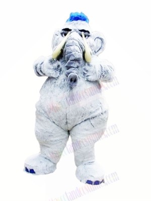 Mammoth Grey Elephant Mascot Costumes Adult	