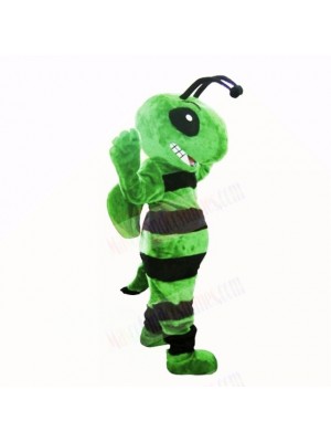 Friendly Green Bee Mascot Costumes Adult