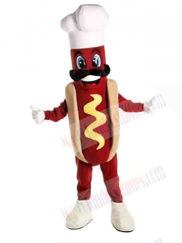 Hot Dog Mascot Costume