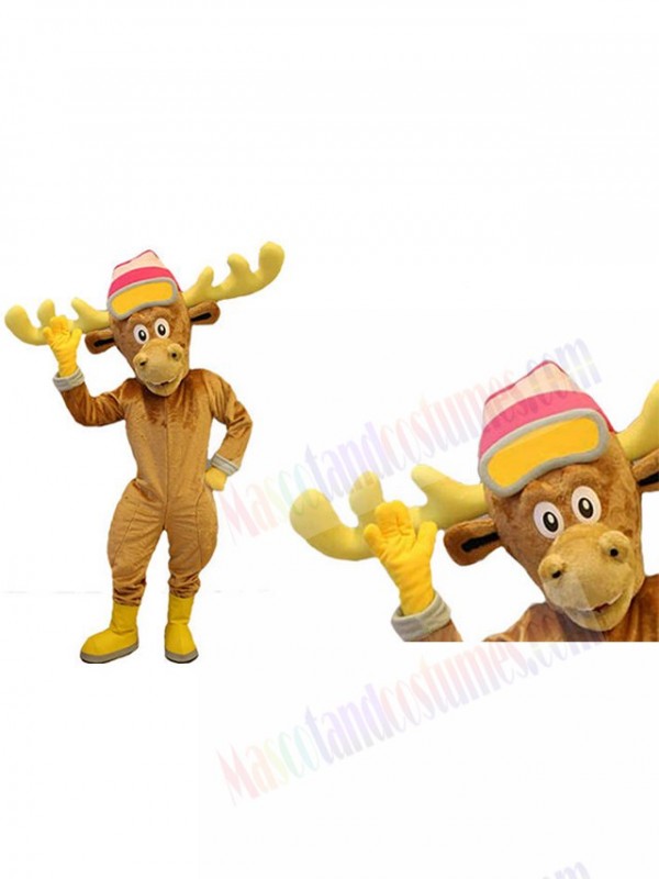 Brown Reindeer Mascot Costume For Adults Mascot Heads 1353