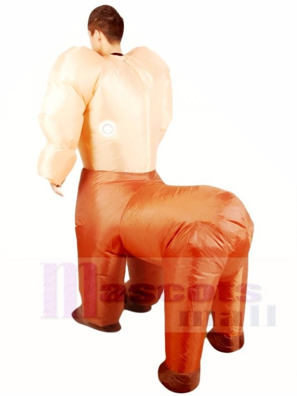 CENTAUR horse Inflatable Costume with fan/battery pack Halloween Party  34" waist