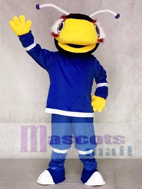 Tampa Bay Lightning Thunderbug Mascot Costumes Black and Yellow Bug Insect