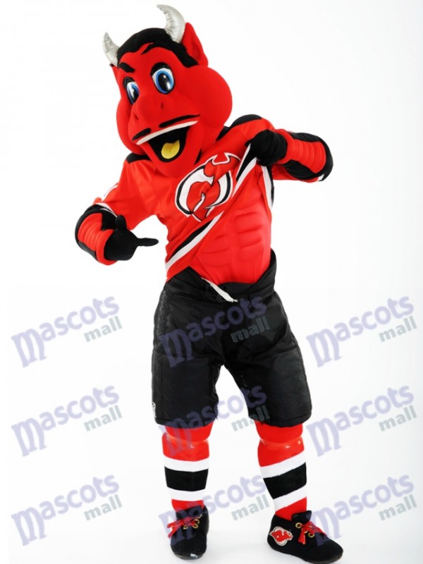 New Jersey Devils Mascot With Sepcial Guests, slgckgc